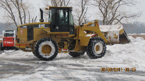 Rubber Tire Snow Loader